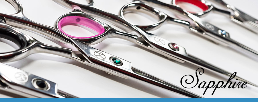 Sapphire Hairdressing Scissors from Kanpeki